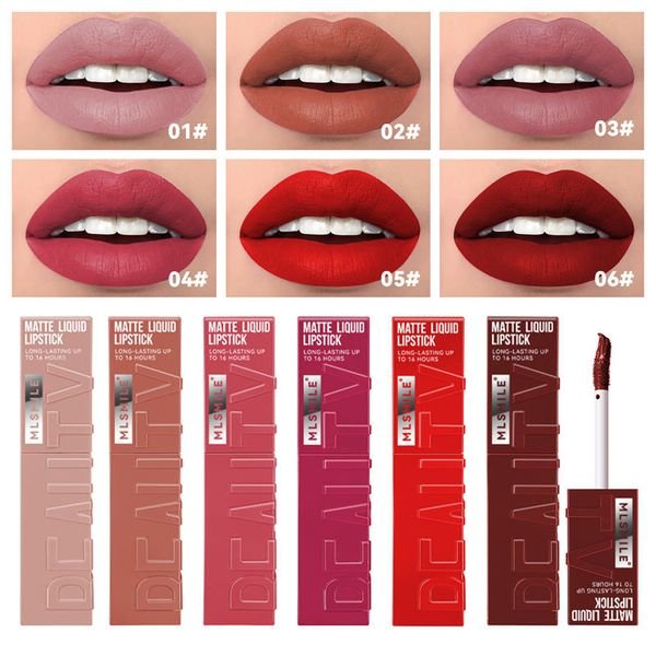 High Quality Matte Nude Liquid Lipstick Wholesale Private Label Vegan Cosmetics Waterproof Lip Gloss