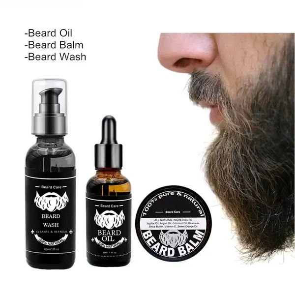 Wholesale Best Selling Men Care Beard Product Private Label Organic Hair Beard Growth Oil
