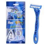 5PCS Per Bag 3 Layer Germany Stainless Steel Sharp Blade Disposable Razors