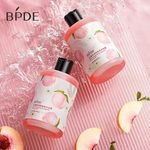 400ML Private Label BPDE Natural Body Wash Peach Refreshing Moisturizing Shower Gel