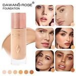 Natural Long-Lasting Water-Resistant Concealer Contouring Liquid Foundation Oil-Free Mineral Cream