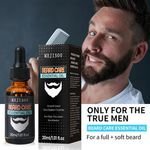 Vanilla Plant Beard Care Oil Soft and Strong Essential Oil with Refreshing Feature for Beard Care
