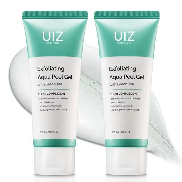Exfoliating Aqua Peel Gel With Vitamin E Green Tea Hydrate & Soothe Face Care Anti-Acne Facial Cleanser