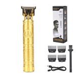 Professional Electric Hairdresser Trimmer Set Stainless Steel Blade USB Charging Hair Removal Beauty Tool