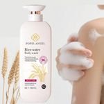 Wholesale Private Label Moisturizing Smooth Rice Water Organic Shower Gel Deep Cleansing Custom Exfoliating Whitening Body Wash
